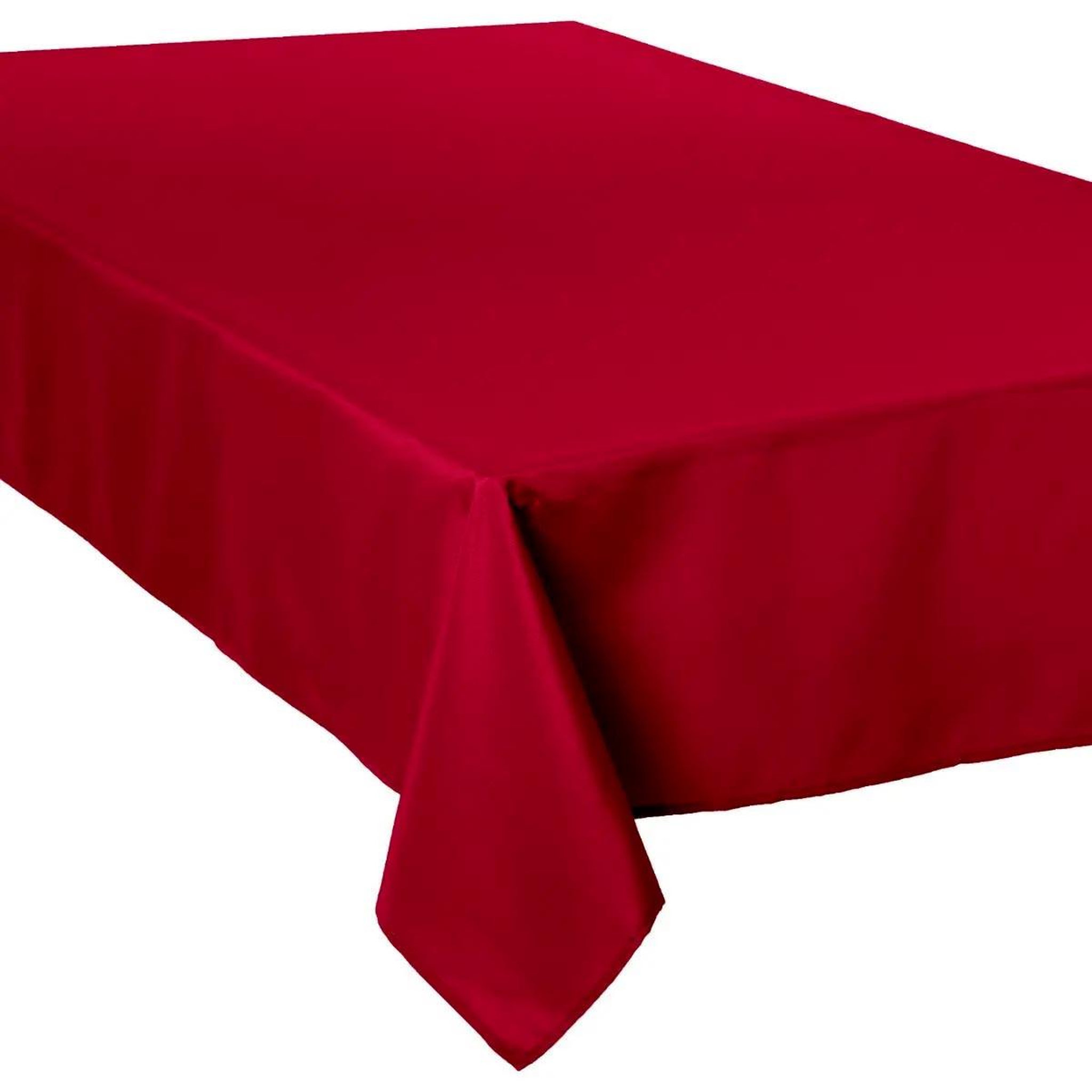 ATMOSPHERA Nappe antitache  unie  150x300cm rouge