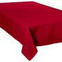 Voir la diapositive 1 : ATMOSPHERA Nappe Antitache  Unie  150x300cm Rouge