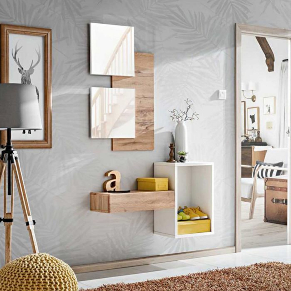 Paris Prix Ensemble Dressing Design  Easy I  170cm Naturel