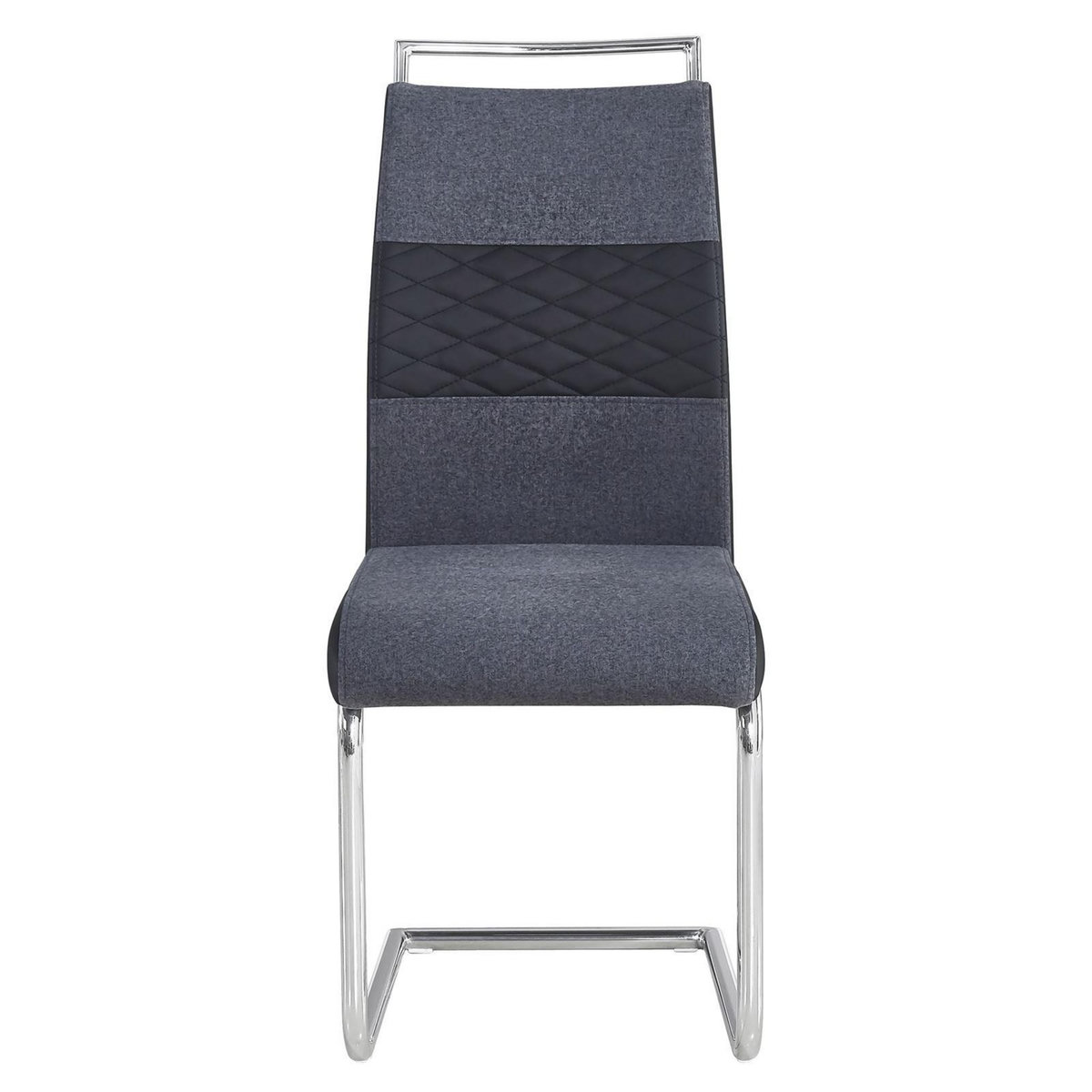 IDIMEX Lot de 4 chaises ERZA, en tissu