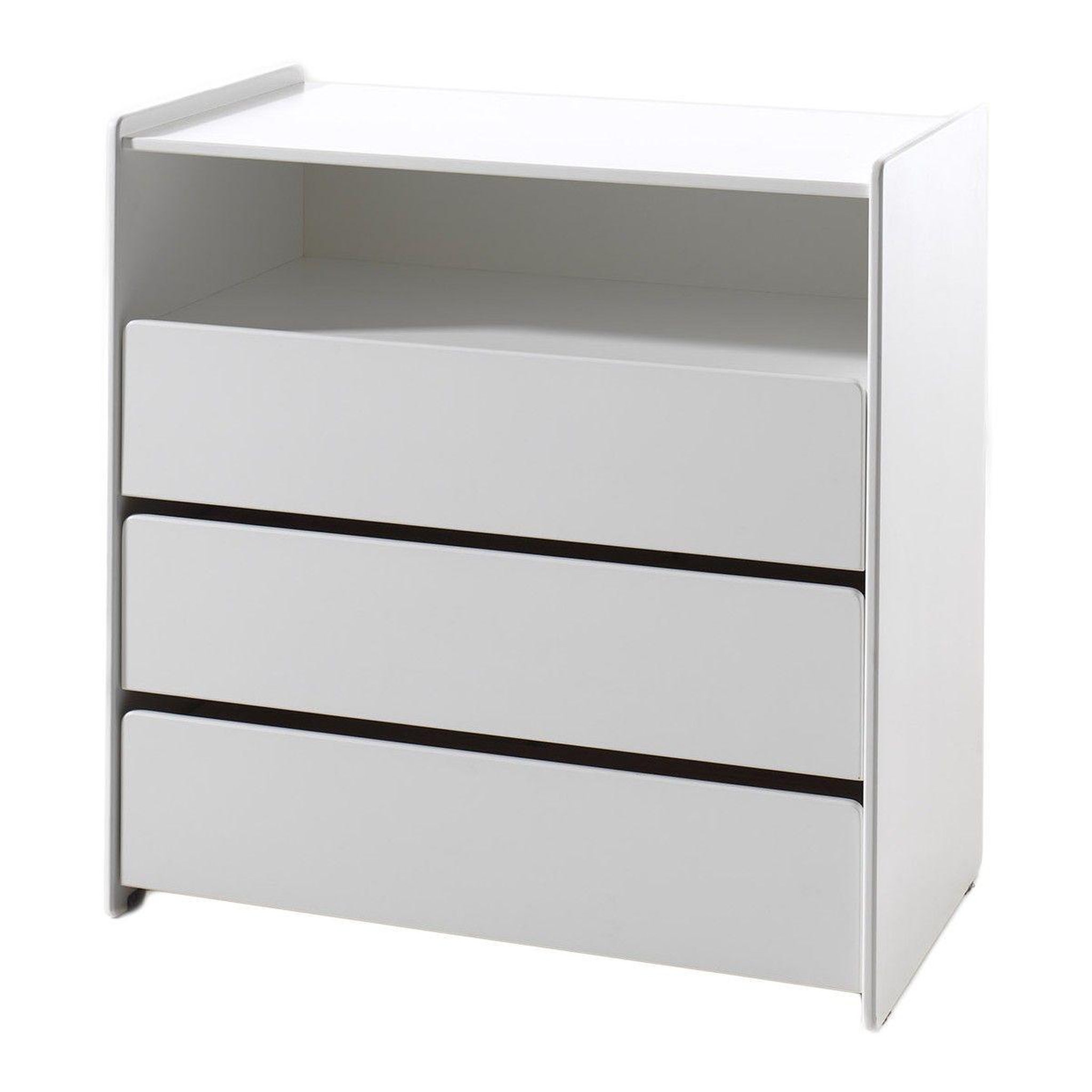 Voir la diapositive 4 : Paris Prix Pack - lit enfant, chevet & commode  kiddy  blanc