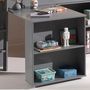 Voir la diapositive 2 : Paris Prix Bureau de Lit Enfant Surélevé  Pino  94cm Gris