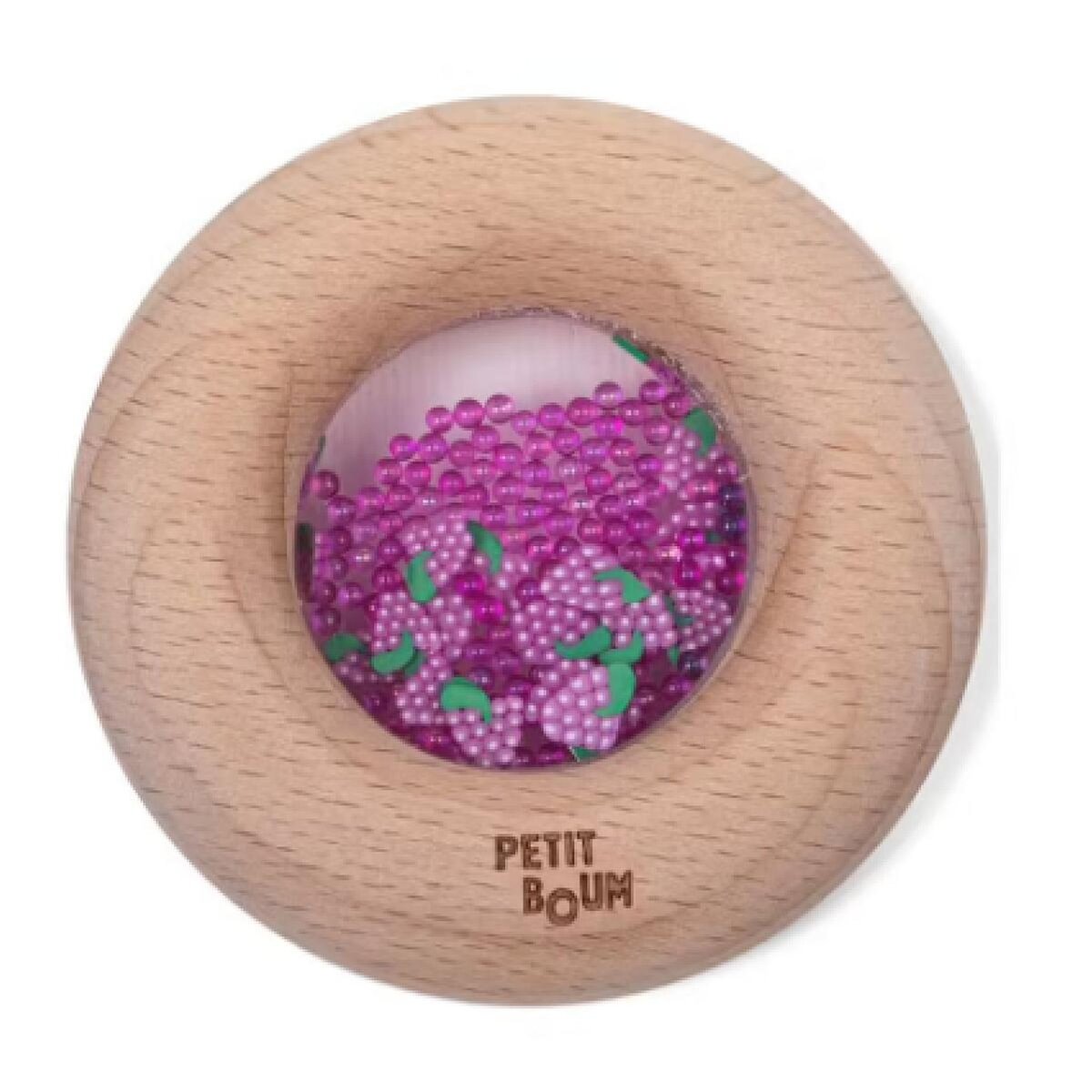 PETIT BOUM Hochet sensorielle donut - Kiwis