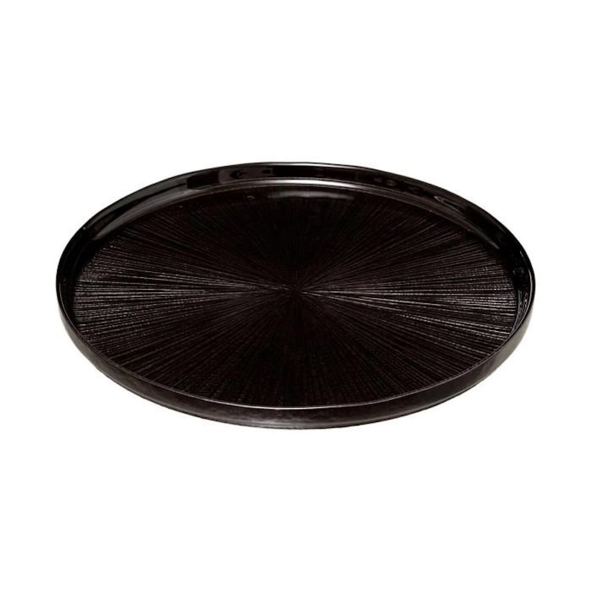 SECRET DE GOURMET Lot de 6 Assiettes à Dessert  Astra  21cm Noir