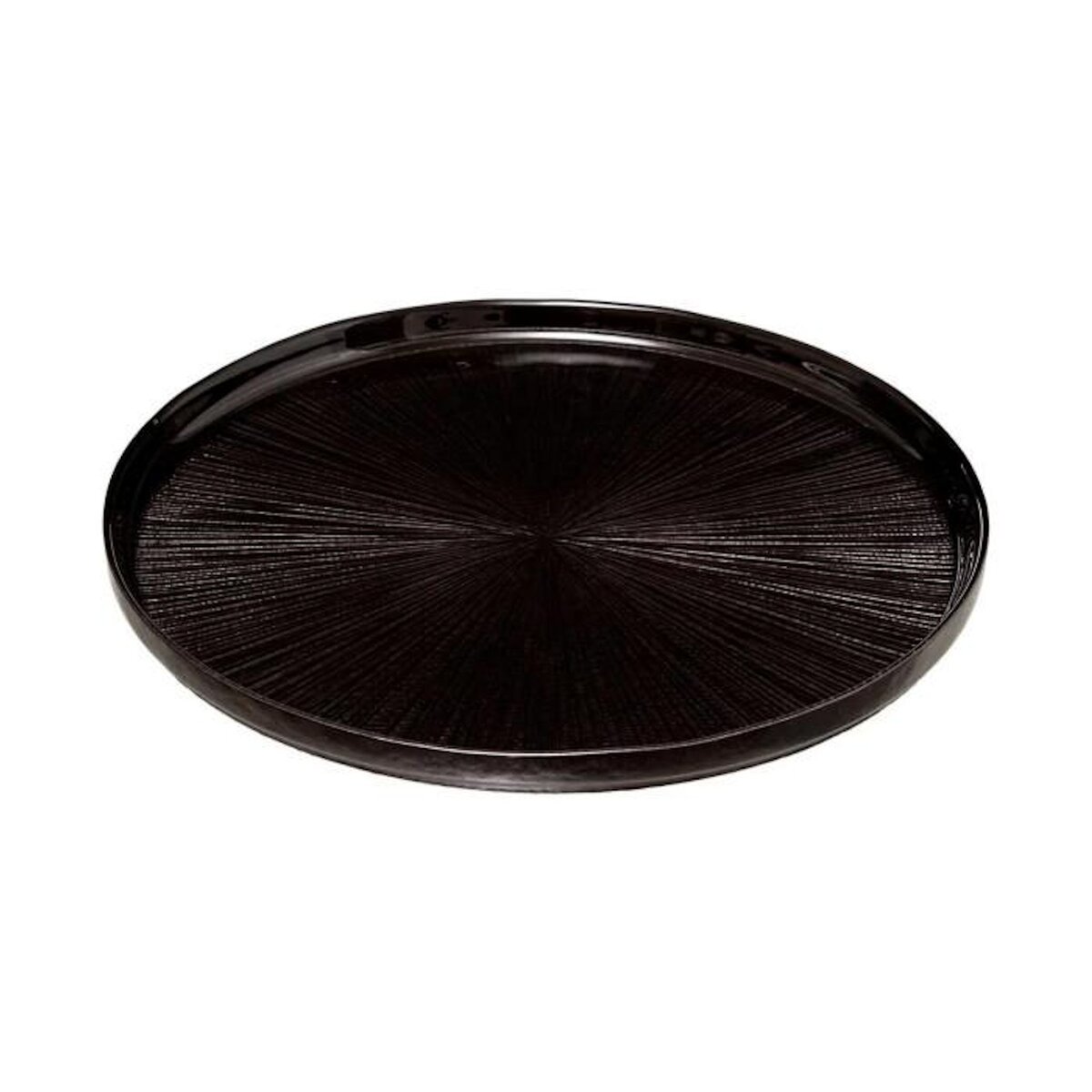 SECRET DE GOURMET Lot de 6 Assiettes à Dessert  Astra  21cm Noir