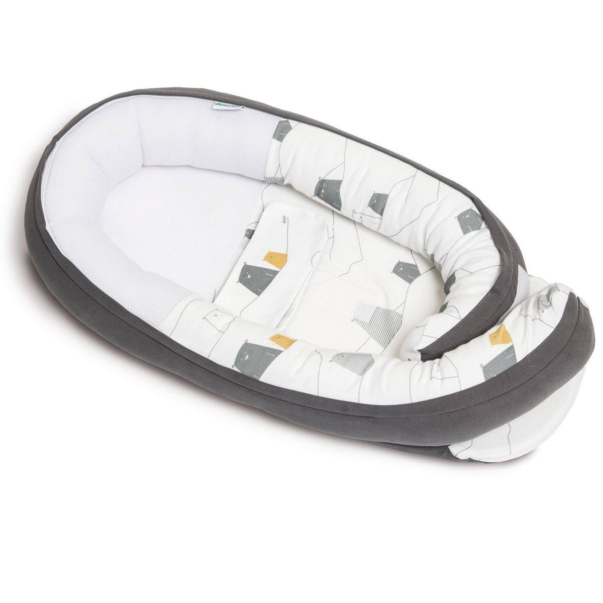 BABYMOOV Cocoon réducteur de lit Bear gris