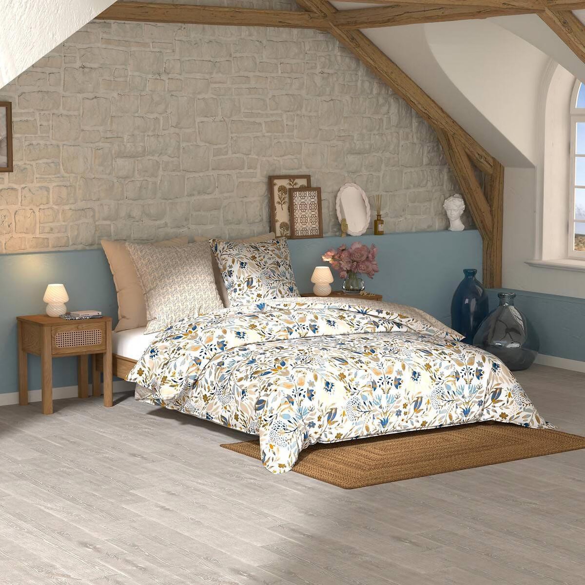 ATMOSPHERA Parure de lit 3 pièces  kilda  260x240cm multicolore