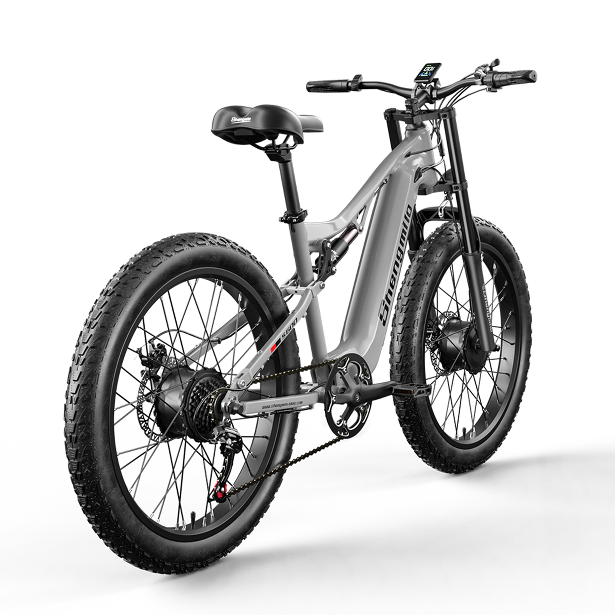 Voir la diapositive 4 : SHENGMILO VTT électrique Shengmilo S600 26  à double moteur 48 V 17,5 Ah