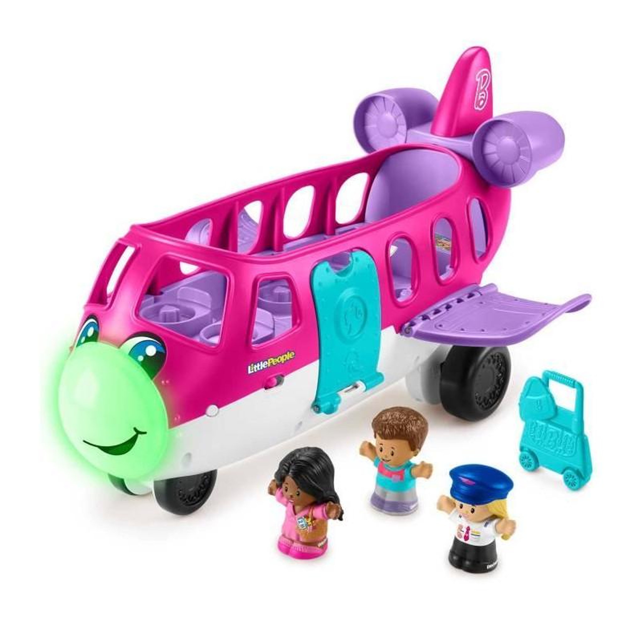 Voir la diapositive 1 : FISHER PRICE Fisher-Price - Little People - Avion De Reve Barbie HRC38