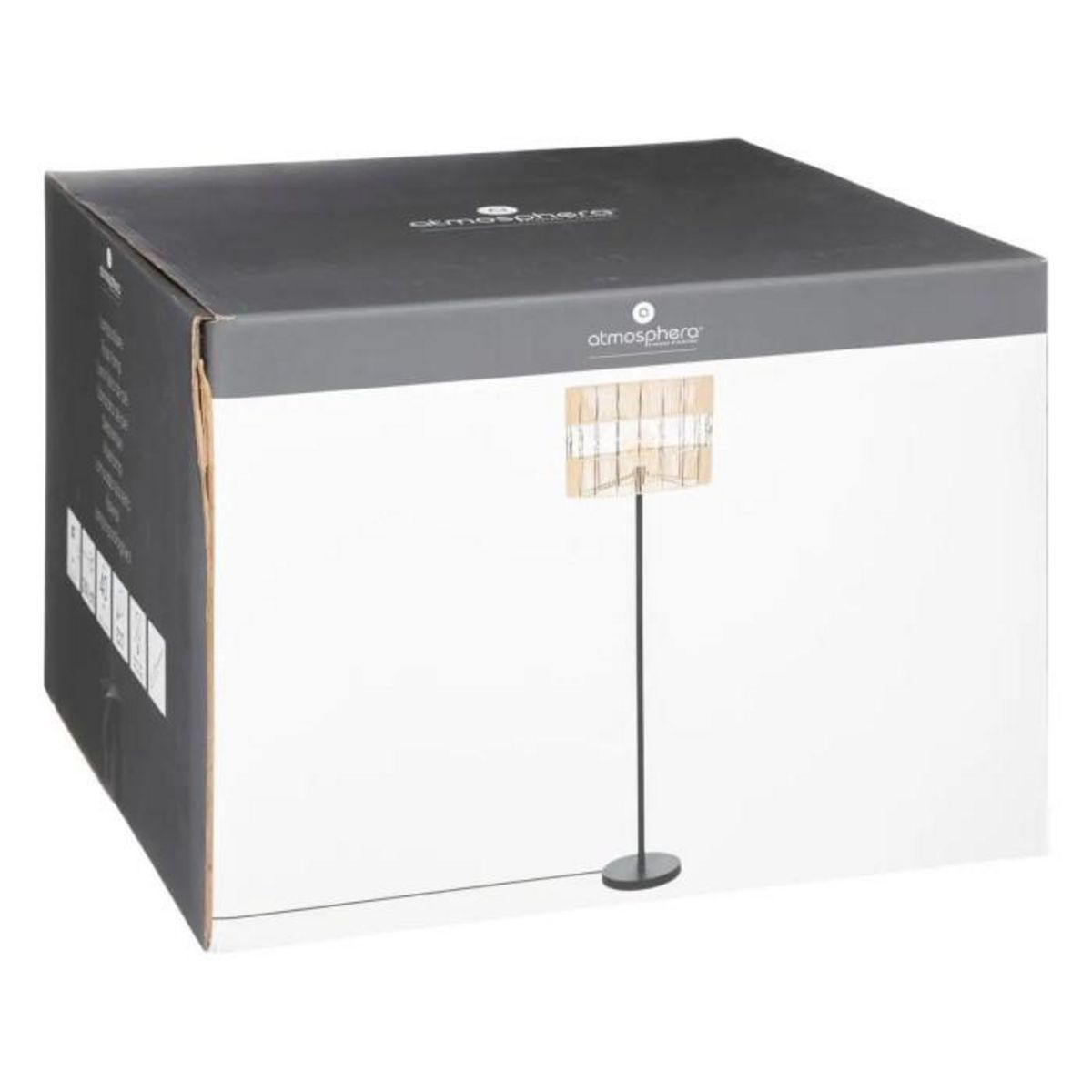 Paris Prix Lampadaire Design  Cosy  150cm Noir & Beige