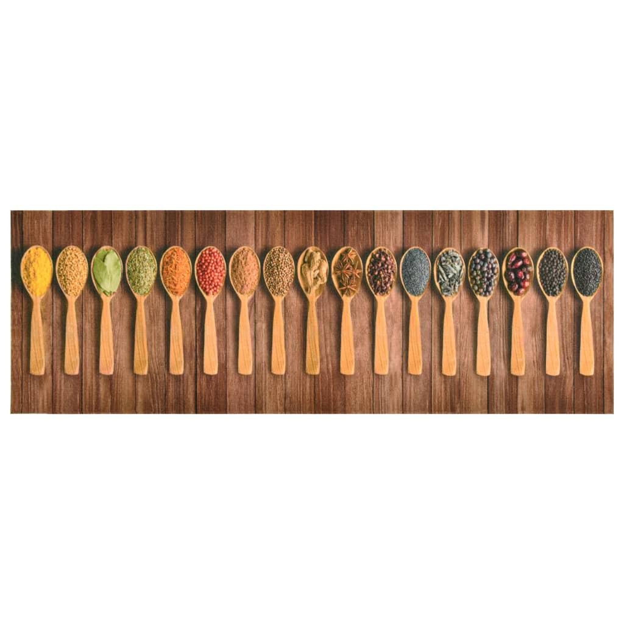 Voir la diapositive 2 : VIDAXL Tapis de sol de cuisine lavable Cuillere 60x180 cm