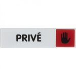NOVAP Plaque privé en plastique