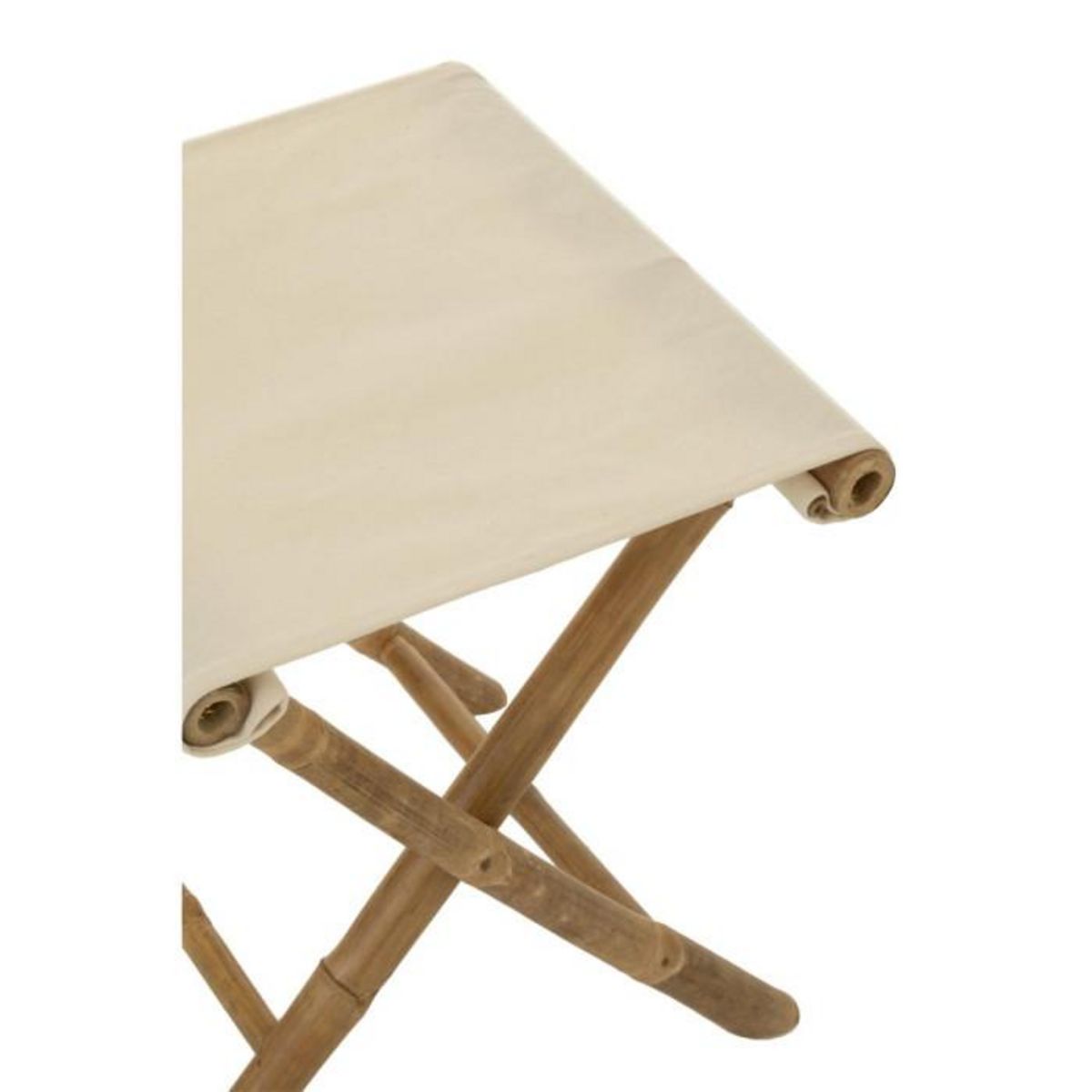Paris Prix Tabouret Pliable Bambou  Stool  42cm Naturel
