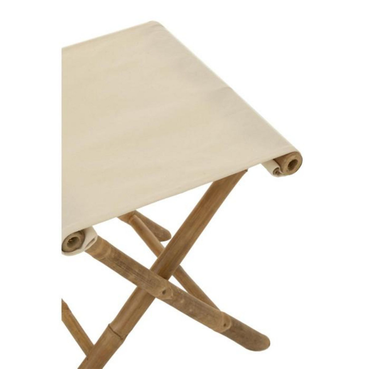 Paris Prix Tabouret Pliable Bambou  Stool  42cm Naturel