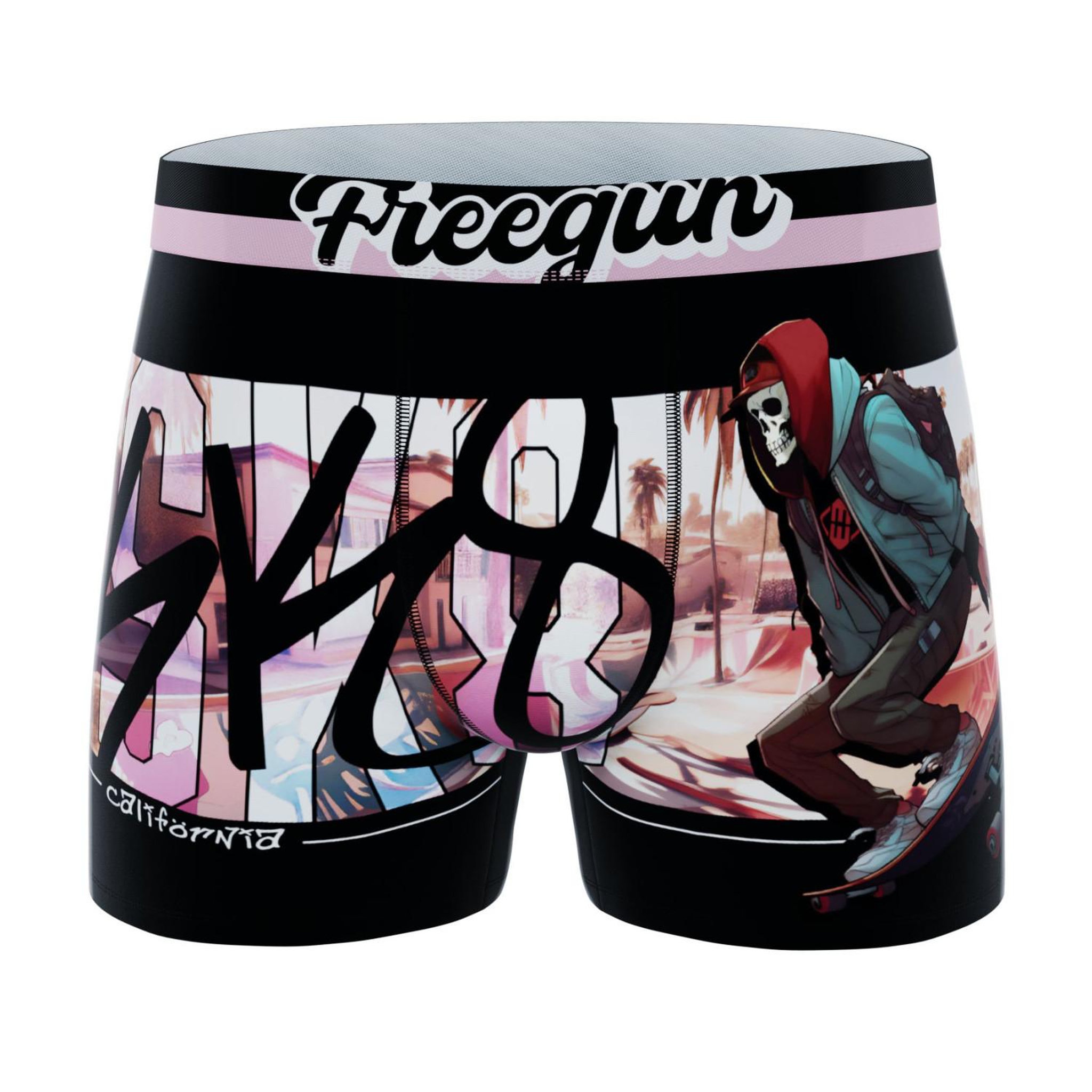 Voir la diapositive 5 : FREEGUN Lot de 3 boxers enfant Sport