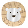 Voir la diapositive 1 : Artemio Miroir tête de lion en bois