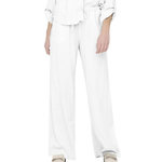 JACQUELINE DE YONG Pantalon fluide Blanc Femme JDY Caya. Coloris disponibles : Blanc