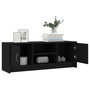 Voir la diapositive 4 : VIDAXL Meuble TV noir 102x30x37,5 cm bois d'ingenierie