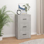 Voir la diapositive 1 : VIDAXL Buffet Gris beton 40x33x70 cm Bois d'ingenierie