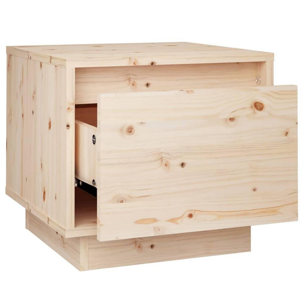 VIDAXL Table de chevet 35x34x32 cm Bois de pin solide