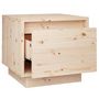 Voir la diapositive 5 : VIDAXL Table de chevet 35x34x32 cm Bois de pin solide