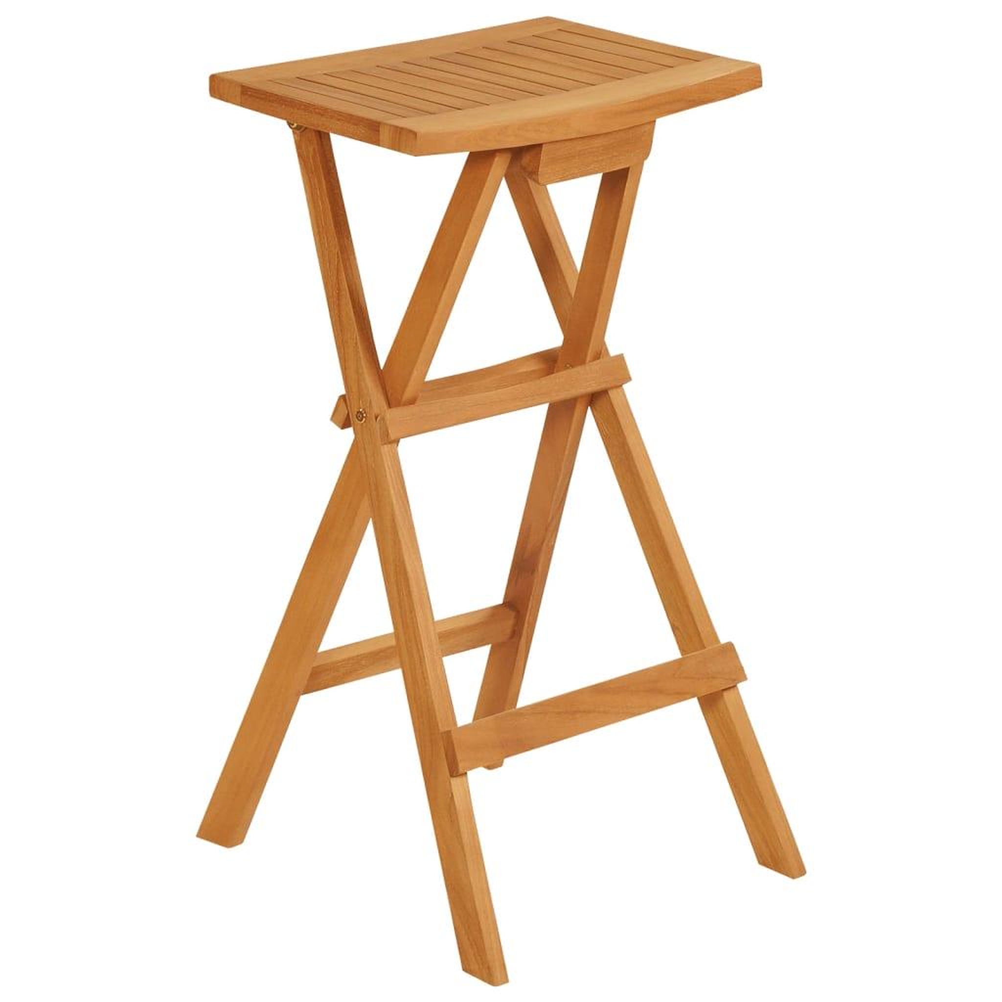 Voir la diapositive 4 : VIDAXL Ensemble de bar pliable 5 pcs Bois de teck massif