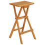 Voir la diapositive 4 : VIDAXL Ensemble de bar pliable 5 pcs Bois de teck massif