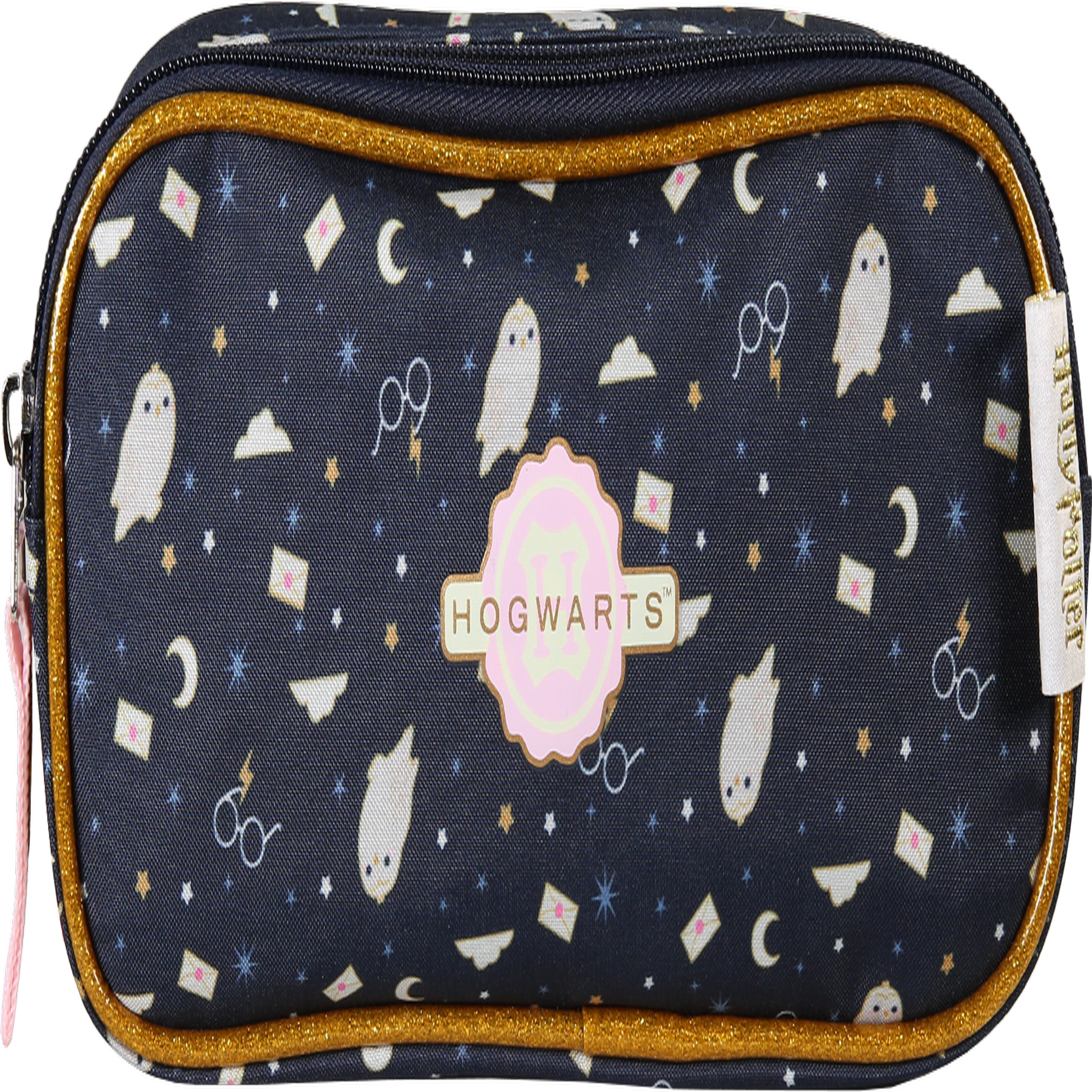 Voir la diapositive 3 : Bagtrotter Harry Potter - Trousse scolaire enfant - Bleu Marine/Doré - 2 Compartiments