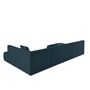 Voir la diapositive 4 : LISA DESIGN Onyx - canapé panoramique d'angle droit - 7 places - en tissu mailles 3d