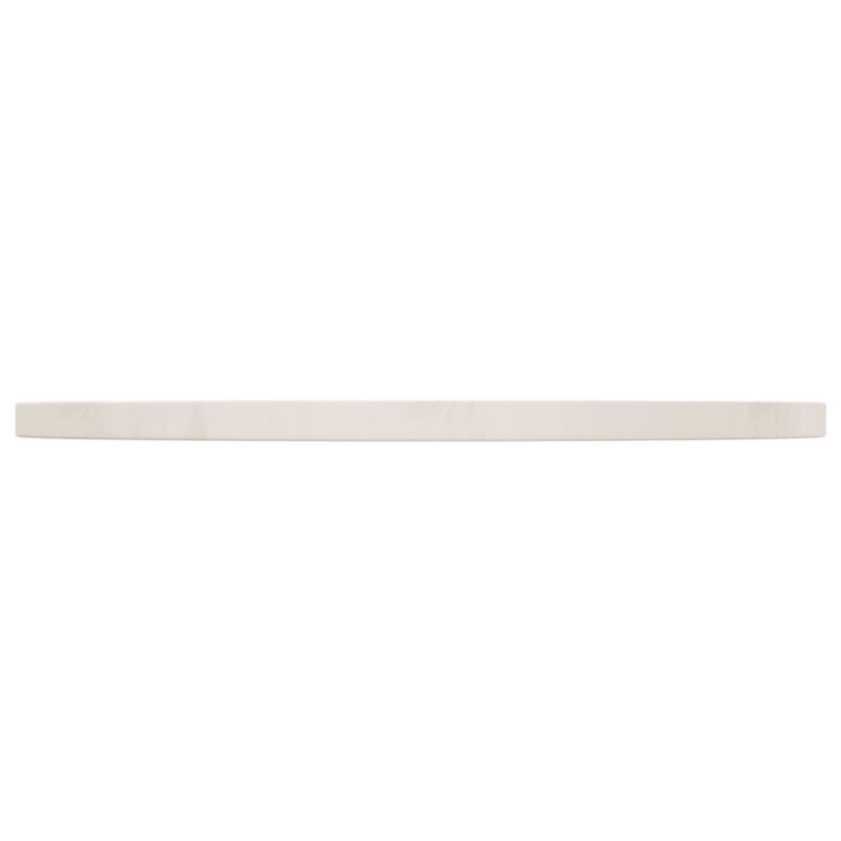 VIDAXL Dessus de table Blanc Ø60x2,5 cm Bois de pin massif