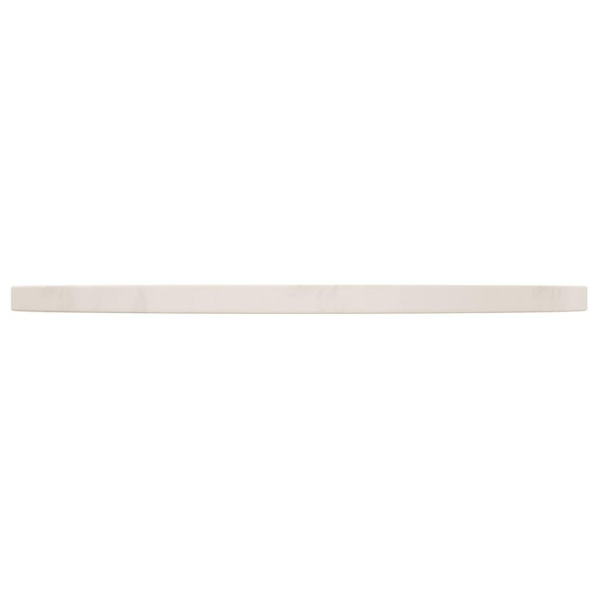 VIDAXL Dessus de table Blanc Ø60x2,5 cm Bois de pin massif