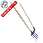 OUTILS PERRIN Aerogrif' 4 dents 2 manches 1,10 m, type Grelinette, outil de jardinage biologique
