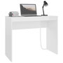 Voir la diapositive 3 : VIDAXL Bureau Blanc brillant 90x40x72 cm Bois d'ingenierie