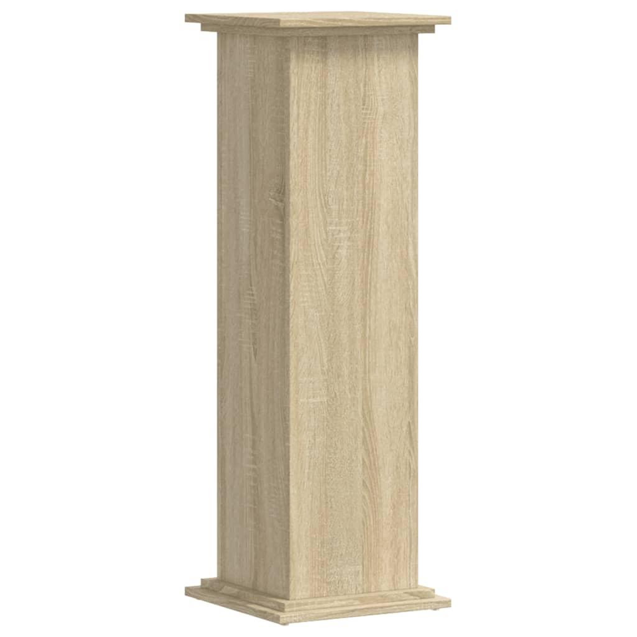 Voir la diapositive 2 : VIDAXL Support pour plantes chene sonoma 33x33x100cm bois d'ingenierie