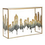 Voir la diapositive 1 : Paris Prix Console Design en Métal  City  110cm Multicolore