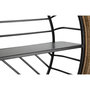 Voir la diapositive 3 : Paris Prix Étagère Murale en Métal  Cebu  72cm Noir & Naturel