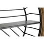 Voir la diapositive 3 : Paris Prix Étagère Murale en Métal  Cebu  72cm Noir & Naturel