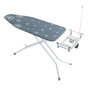 Voir la diapositive 1 : Wenko Table de repassage Professional pour centrale vapeur - Hauteur réglable - Bleu et blanc