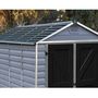 Voir la diapositive 8 : Canopia by PALRAM Abri de jardin polycarbonate - Avec plancher - 6,6m² - SKYLIGHT