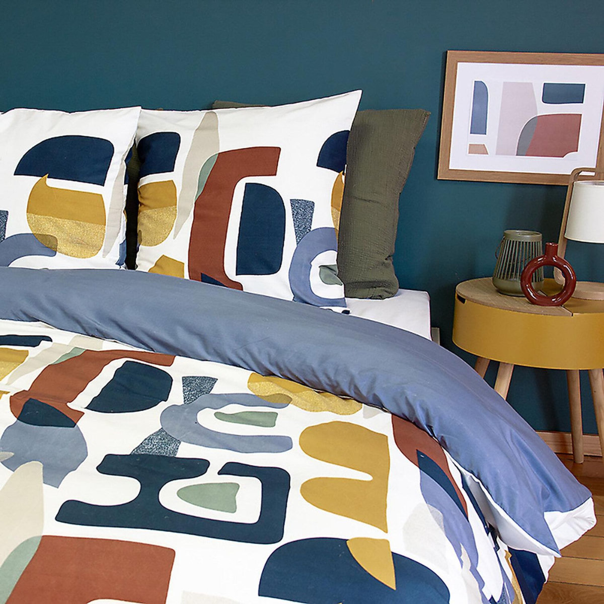 Home collection Parure de couette 3 pcs 100% microfibre, kille