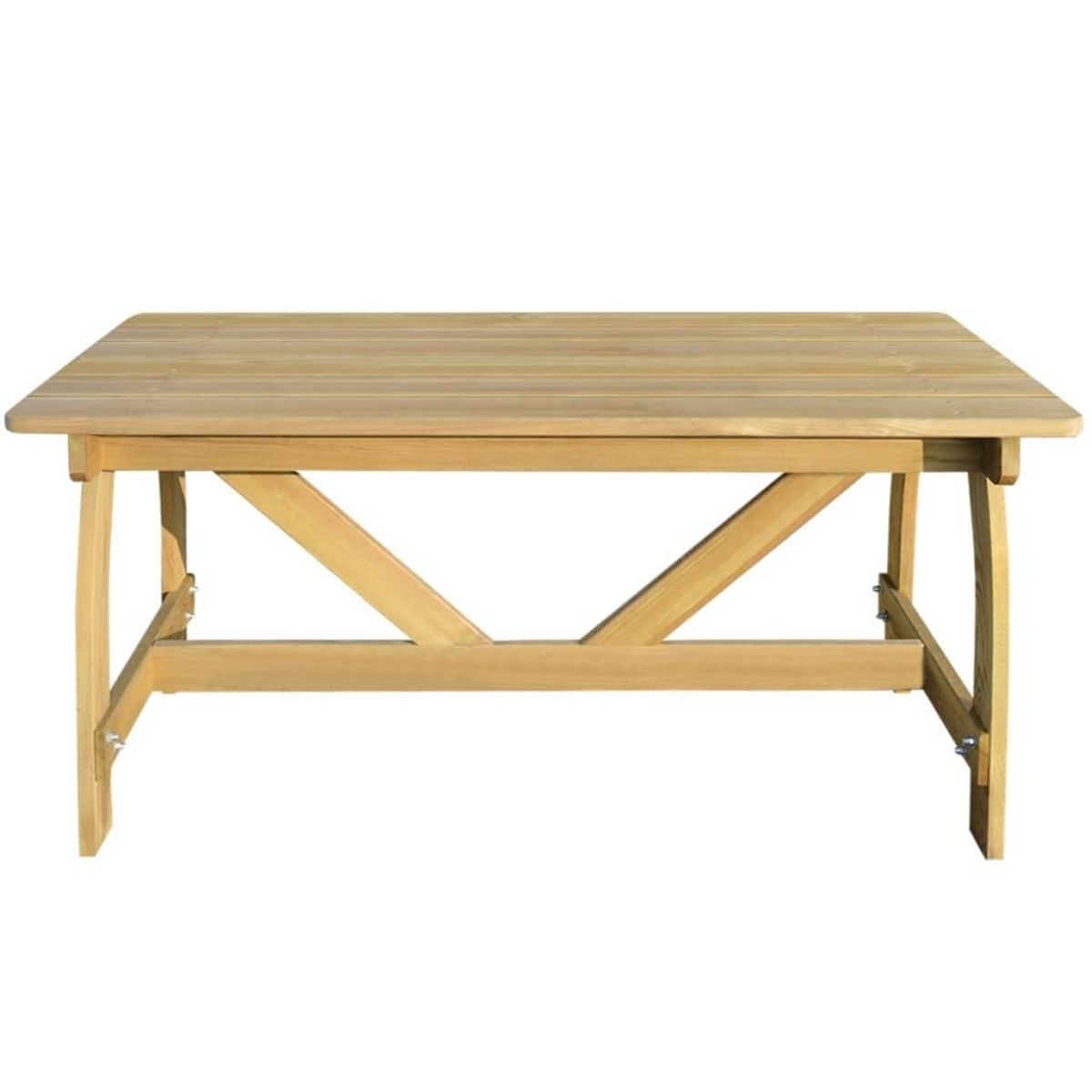 VIDAXL Table de jardin 150x74x75 cm Bois de pin impregne