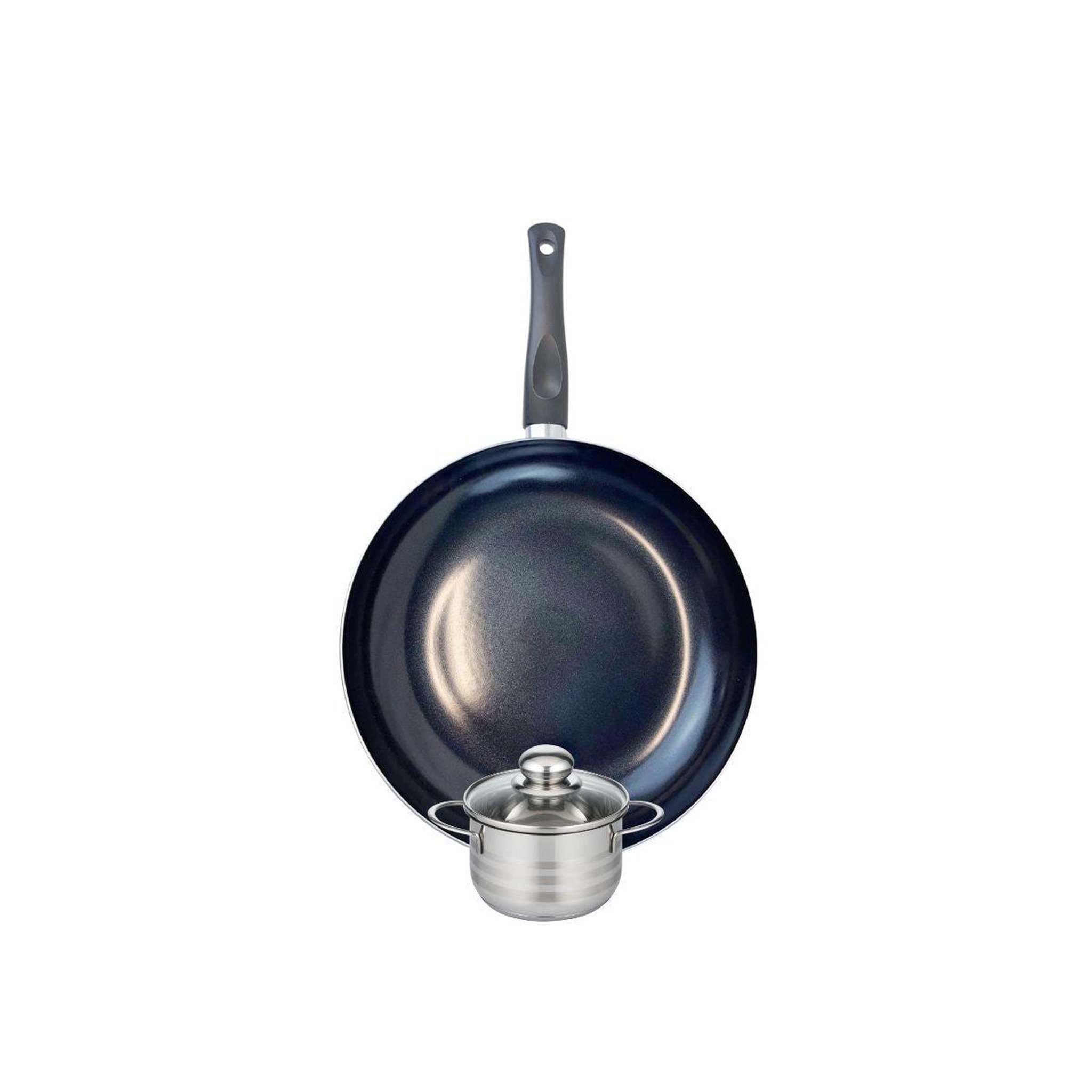 ELO Ensemble de 1 poêle de cuisson 32 cm et 1 faitout 12 cm elo prima brillant
