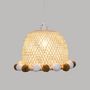 Voir la diapositive 4 : ATMOSPHERA Suspension bambou pompons