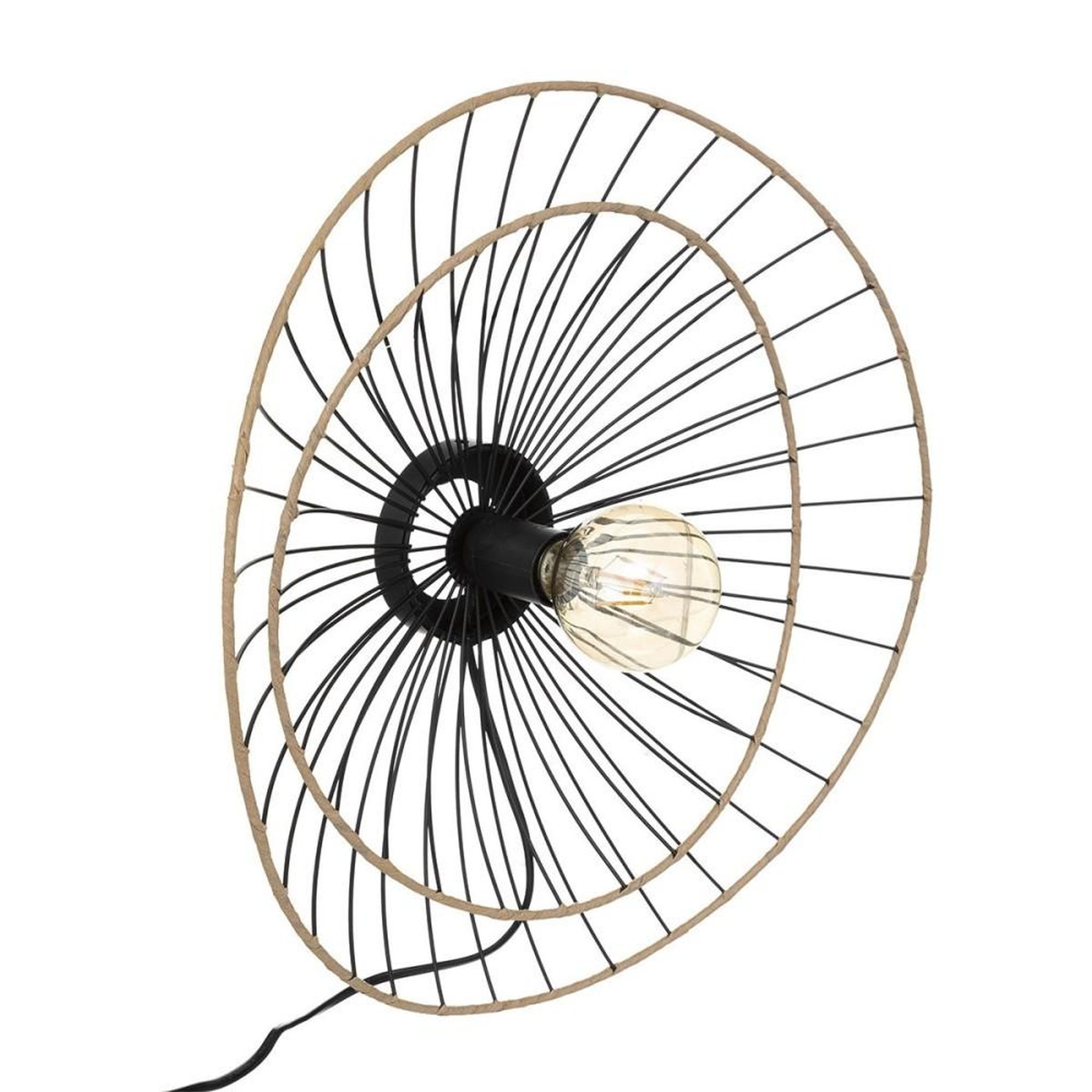 ATMOSPHERA Applique métal Alara noir D45