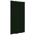VIDAXL Ecran de balcon Vert fonce 140x240 cm Tissu Oxford