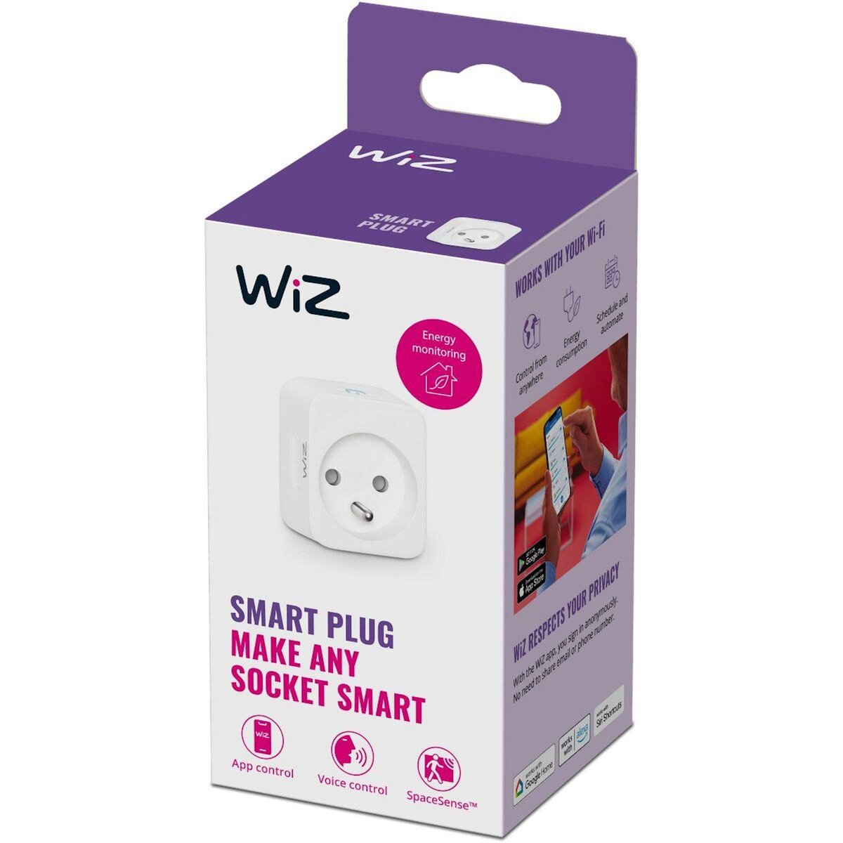 WIZ Prise connectée Smart Plug powermeter Type-E