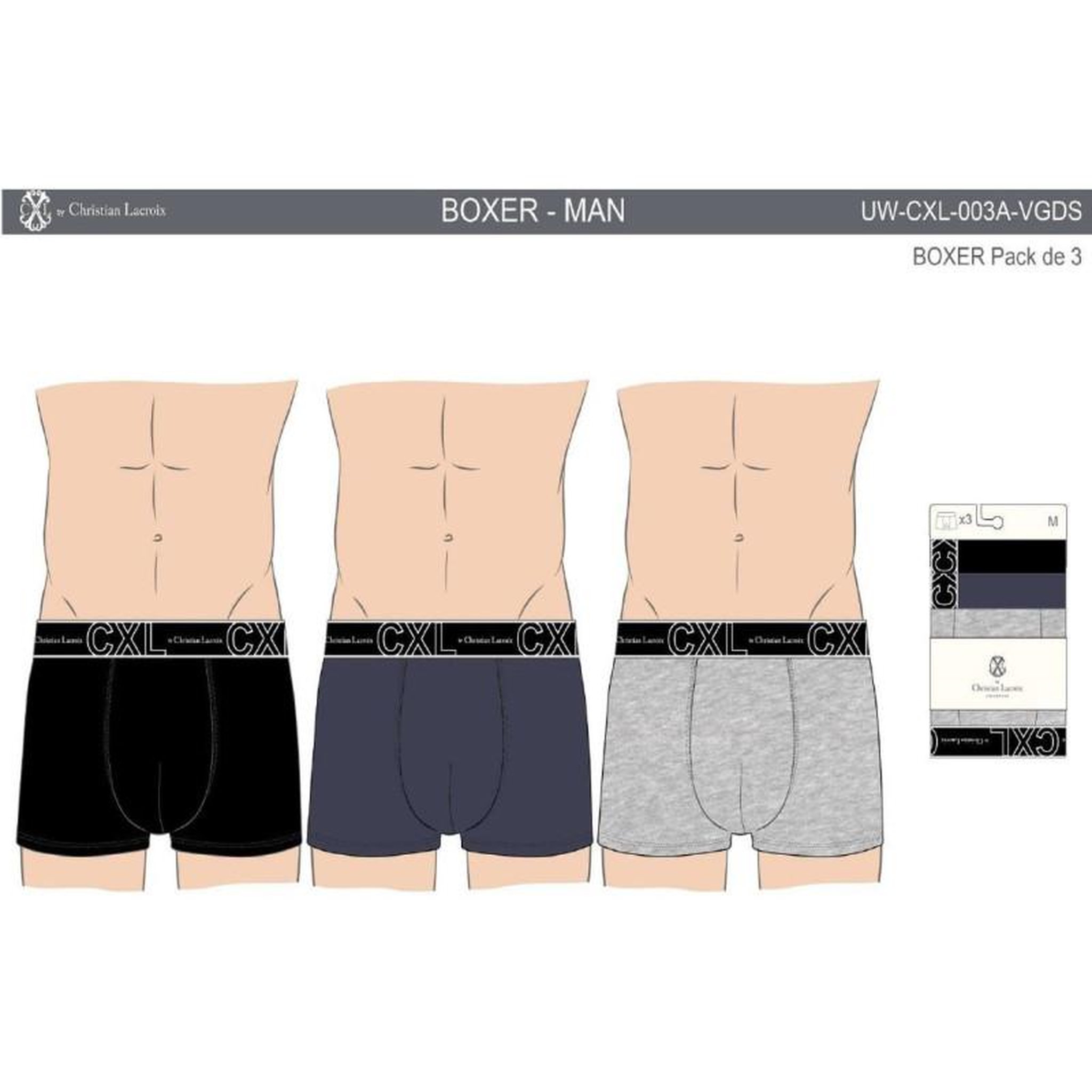 Voir la diapositive 4 : Christian Lacroix Boxer CXL By LACROIX X6