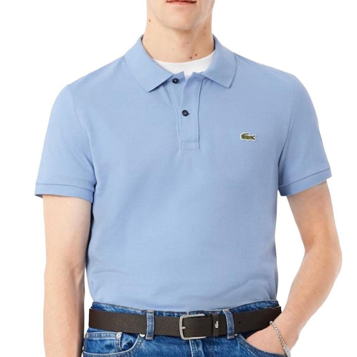 Lacoste Polo Bleu Homme Lacoste Slim Fit Petit