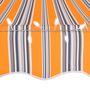 Voir la diapositive 5 : VIDAXL Auvent manuel retractable avec LED 150 cm Jaune et bleu