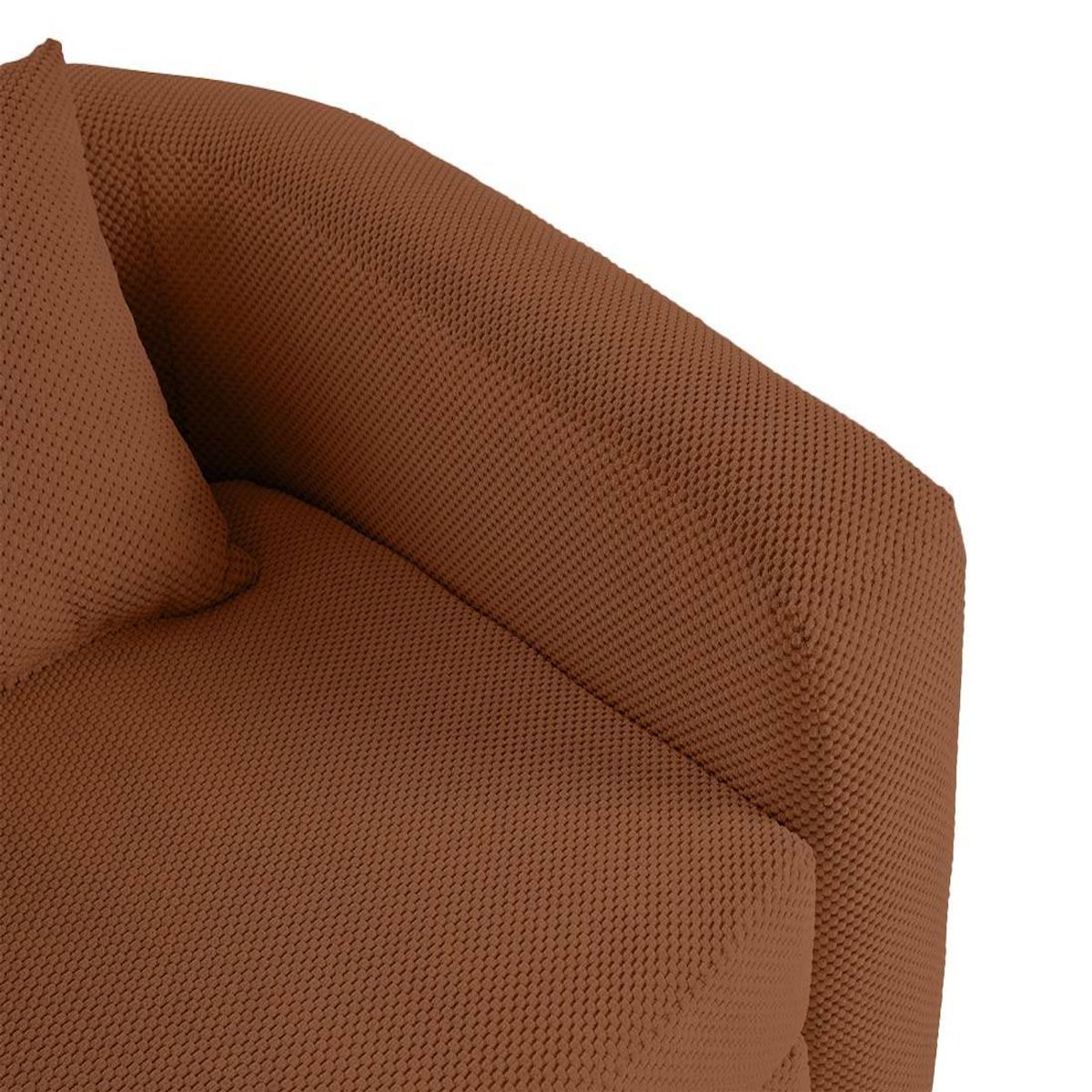 BEST MOBILIER Nuvia - canapé convertible déplimousse 1 place en velours texturé